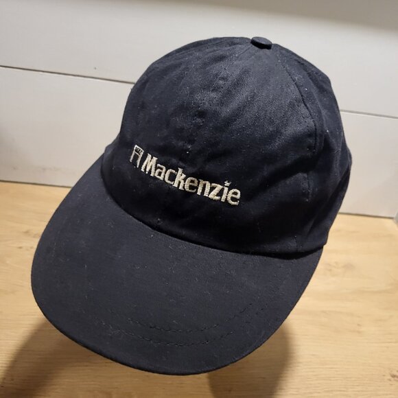 Mackenzie University Hat Strapback Baseball Vintage Cap Trucker Black - Picture 1 of 9